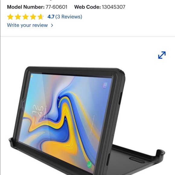 OTTERBOX DEFENDER RUGGED CASE -GALAXY TAB A 10.5 - Picture 2 of 6